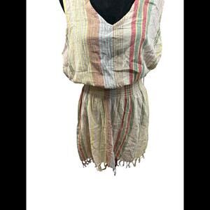 Becca - Stylish Multi-Striped Boho Chic Romper